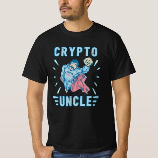 ビットコイン暗号の叔父のトクールレーダー暗号 Tシャツ (正面)