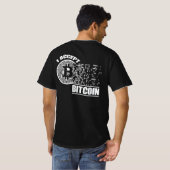 ビットコイン暗号を受け入れる Tシャツ (裏面フル)