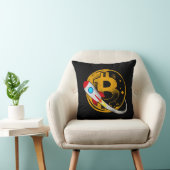 ビットコイン暗号ビットコインロケットムーンロケットムーン クッション (椅子)