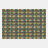 ビットコイン暗号通貨コレクションギフトラップ ラッピングペーパーシート (正面3)