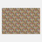 ビットコイン暗号通貨コレクションギフトラップ ラッピングペーパーシート (正面2)