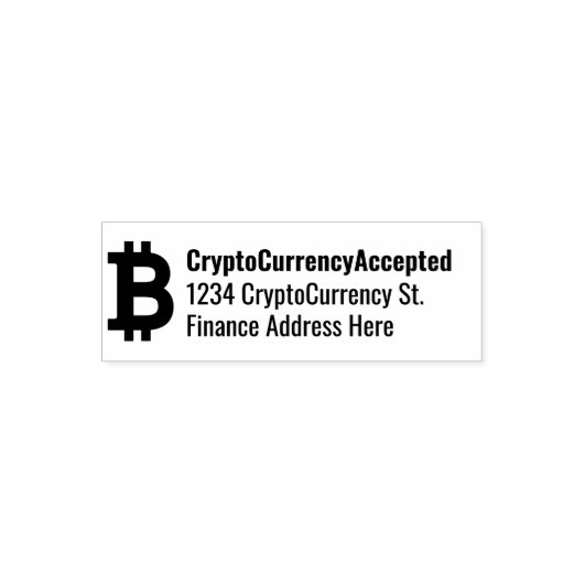 ビットコイン暗号通貨トレーダー セルフインキングスタンプ (デザイン)
