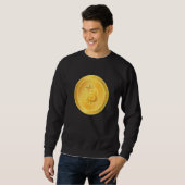 ビットコイン暗号通貨トレーダーCrypto Blockchain Bt スウェットシャツ (正面フル)