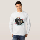 ビットコイン暗号通貨市場 Tシャツ (正面フル)
