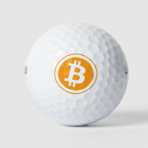 ビットコイン暗号通貨記号 ゴルフボール