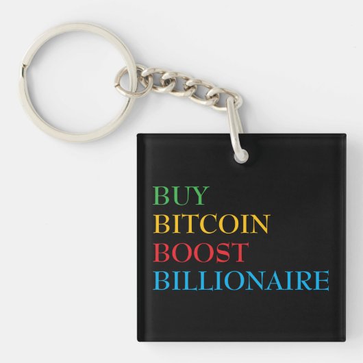 ビットコイン暗号通貨 キーホルダー (正面)