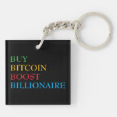 ビットコイン暗号通貨 キーホルダー (裏面)