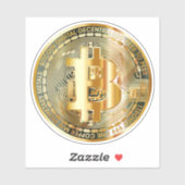 ビットコイン暗号通貨 シール (シート)