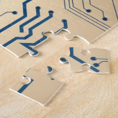 ビットコイン暗号通貨 ジグソーパズル (側面)