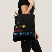 ビットコイン暗号通貨 トートバッグ (クローズアップ)