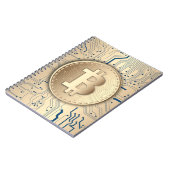 ビットコイン暗号通貨 ノートブック (左側)