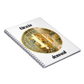 ビットコイン暗号通貨 ノートブック (右側)