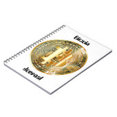 ビットコイン暗号通貨 ノートブック (左側)