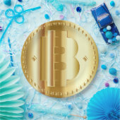 ビットコイン暗号通貨 ペーパープレート (パーティー)