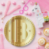 ビットコイン暗号通貨 ペーパープレート (パーティー)