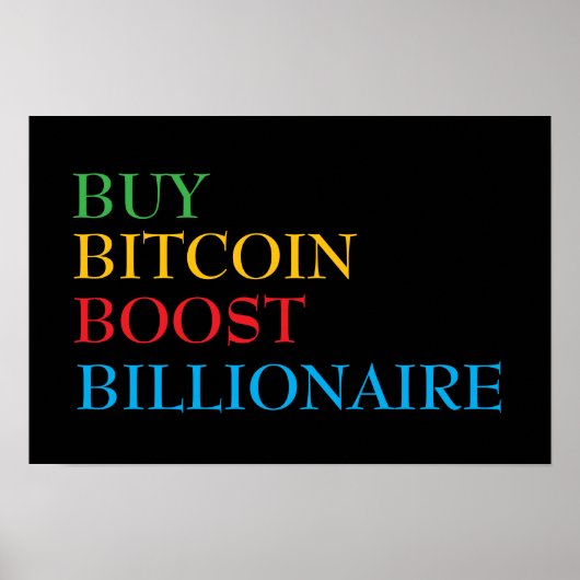ビットコイン暗号通貨 ポスター (正面)