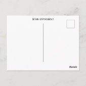 ビットコイン暗号通貨 ポストカード (裏面)