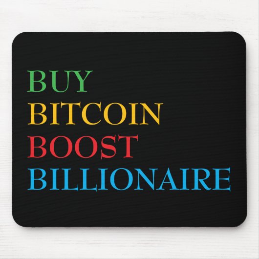 ビットコイン暗号通貨 マウスパッド (正面)