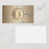 ビットコイン暗号通貨 名刺 (正面/裏面)