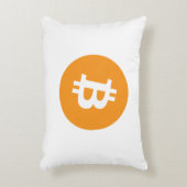 ビットコイン枕 アクセントクッション (正面(垂直))