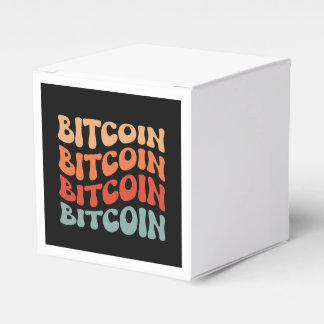 ビットコイン波状文字スタイリッシュ暗号タイポグラフィデザイン フェイバーボックス