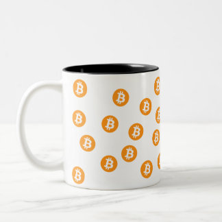 ビットコイン波BTC暗号化トークンコーヒーマグ ツートーンマグカップ