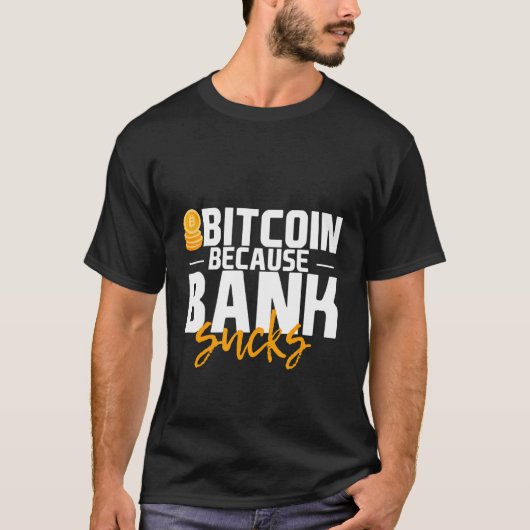 ビットコイン理由バンク最低 Tシャツ (正面)