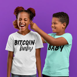 ビットコイン男の赤ちゃん暗号通り-スタイルギフトビットコイン Tシャツ