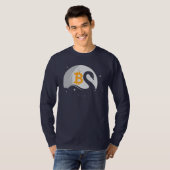 ビットコイン白鳥 Tシャツ (正面フル)