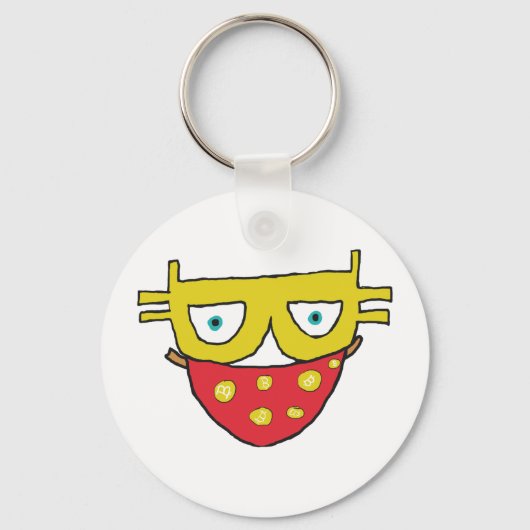 ビットコイン盗賊 キーホルダー (正面)