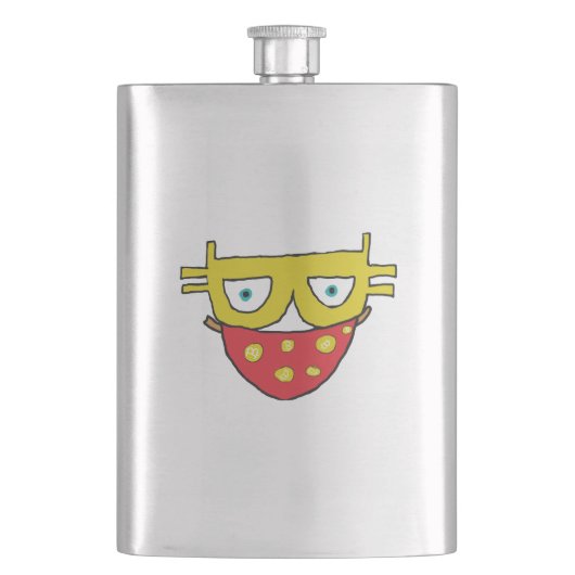 ビットコイン盗賊 フラスク (正面)