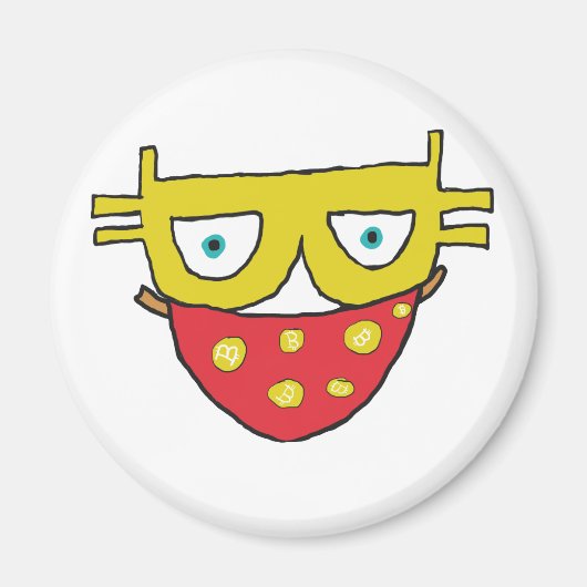 ビットコイン盗賊 マグネット (正面)