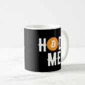 ビットコイン私の幼児を持って コーヒーマグカップ (正面右)