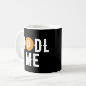 ビットコイン私の幼児を持って コーヒーマグカップ (正面左)