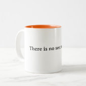 ビットコイン秒最高の ツートーンマグカップ (正面左)