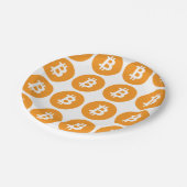 ビットコイン紙プレート ペーパープレート (アングル)
