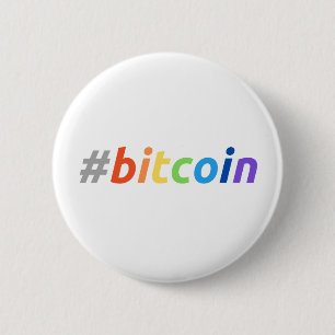 ビットコイン虹 缶バッジ