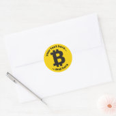 ビットコイン記号 ラウンドシール (封筒)