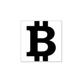 ビットコイン記号 ラバースタンプ (インプリント)