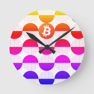 ビットコイン設計者 ラウンド壁時計