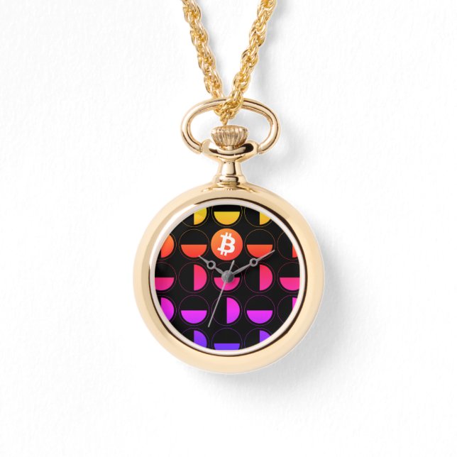 ビットコイン設計者 腕時計 (正面)