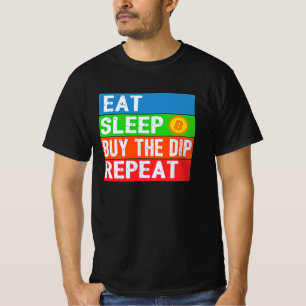 ビットコイン買暗号化ザディップトレーダー Tシャツ