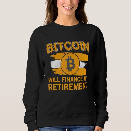 ビットコイン退職金暗号通貨 スウェットシャツ (正面)