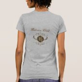 ビットコイン金ゴールドコインマネーデザイン Tシャツ (裏面)