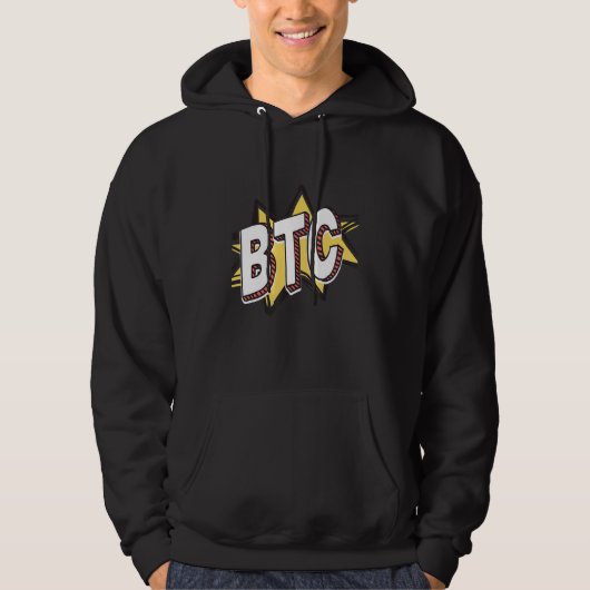 ビットコイン金ゴールドBitcoiner Crypto Miner 2 パーカ (正面)