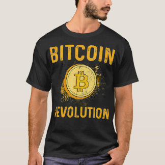 ビットコイン革命BTC暗号通貨ブロックチェーンC Tシャツ