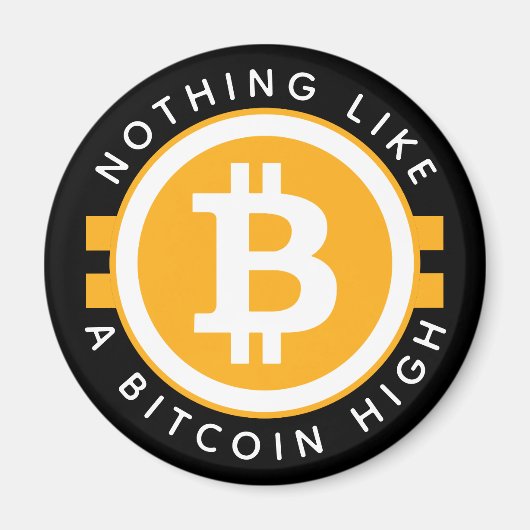 ビットコイン高 マグネット (正面)