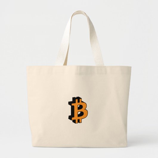 ビットコイン11 ラージトートバッグ (正面)