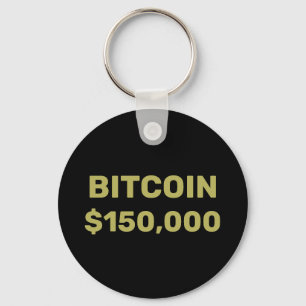 ビットコイン15万ドル到達のお祝い キーホルダー