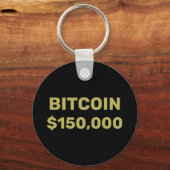 ビットコイン15万ドル到達のお祝い キーホルダー (裏面)